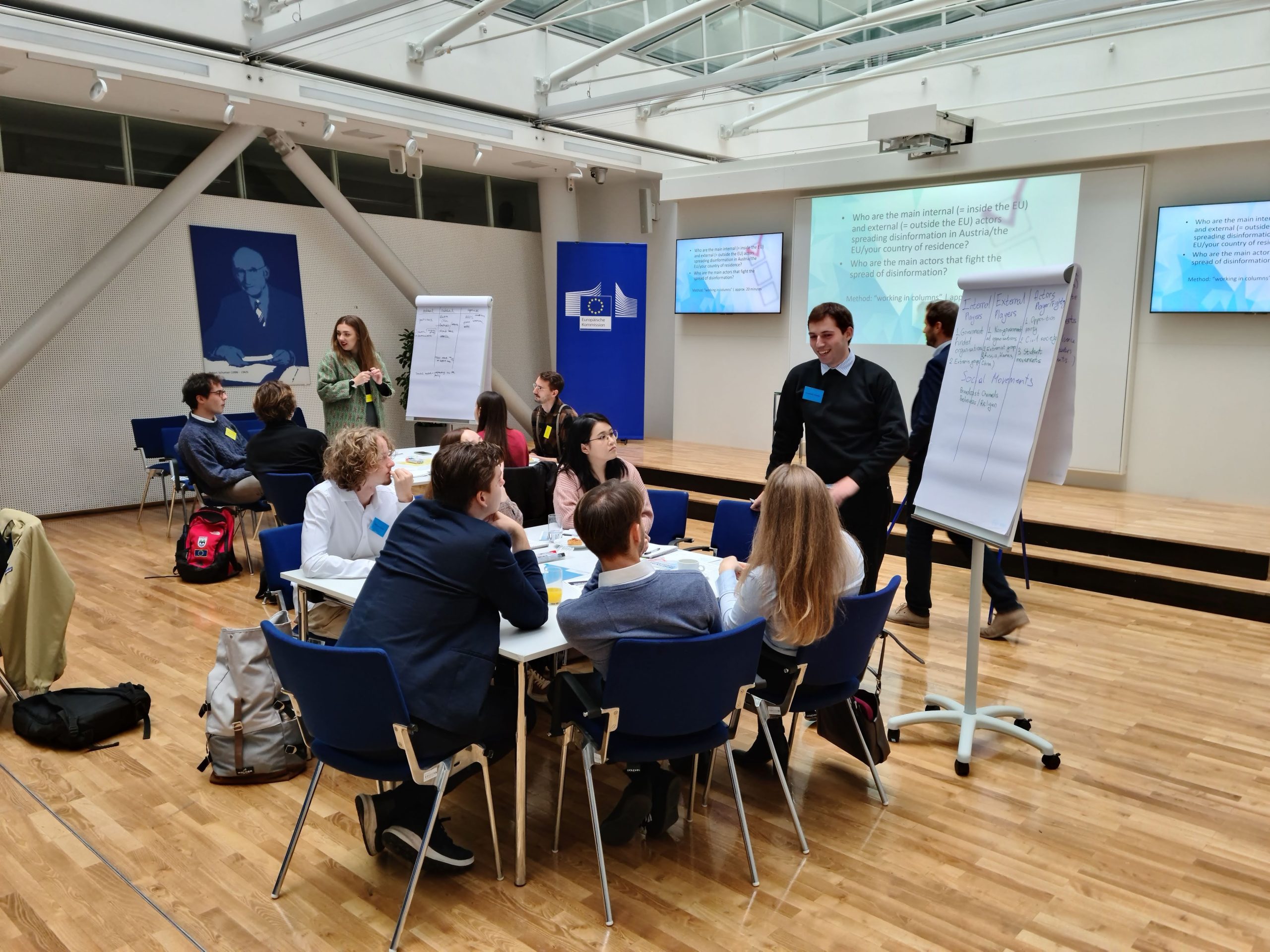 Workshop at Radar Youth Lab at the House of the EU, on 13th November 2023