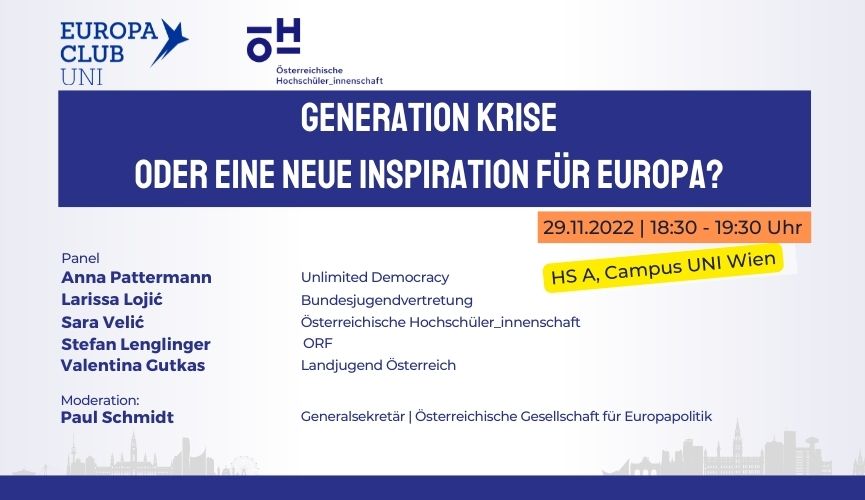 Europa Club Uni: Generation Krise oder eine neue Inspiration für Europa?